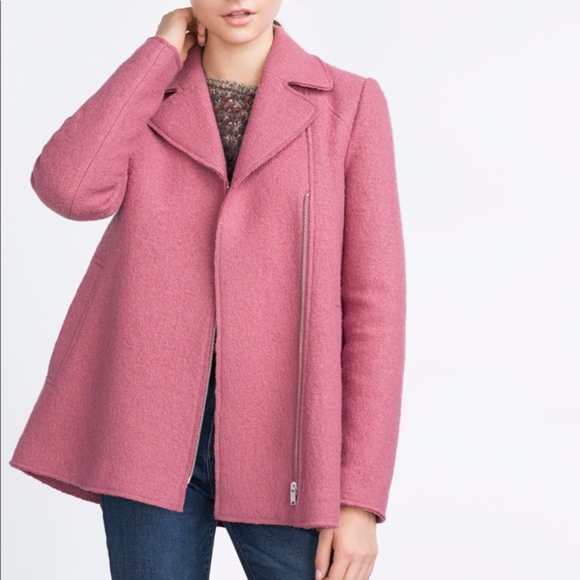 Zara Jackets & Blazers - Zara Dusty Pink Lapel Collar Coat